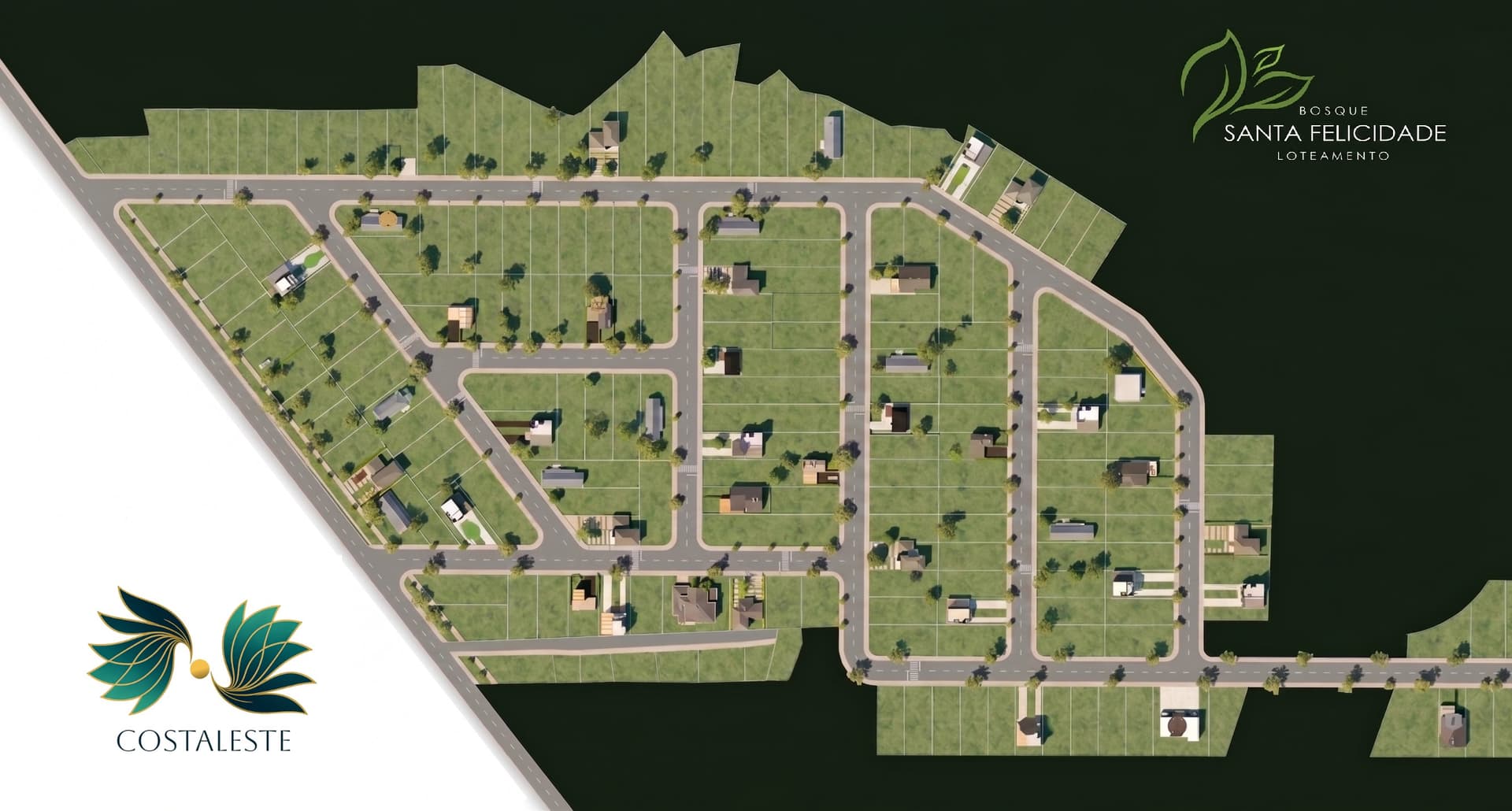 Mapa Bosque Santa Felicidade